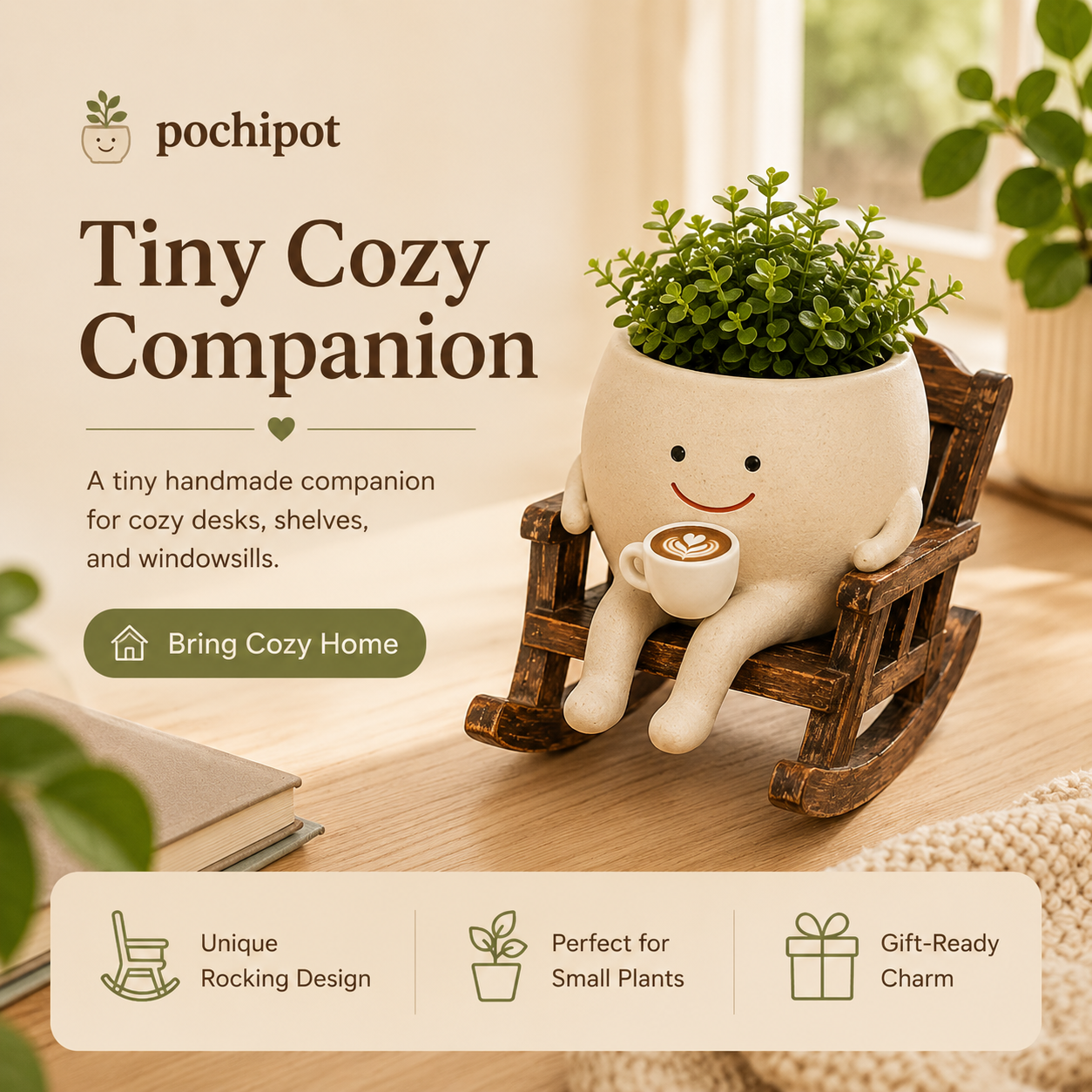 Pochipot™ Cozy Rocking Pot